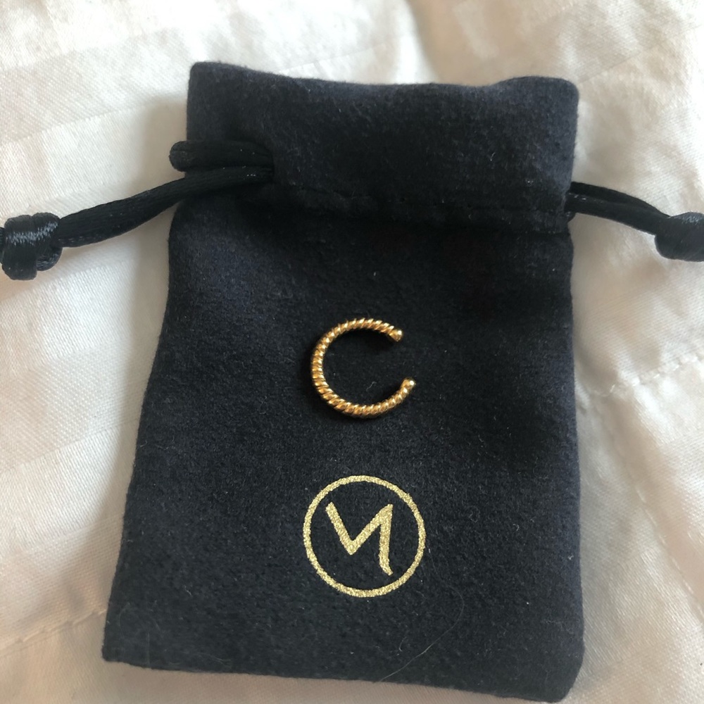 Mejuri Gold Beaded Earcuff